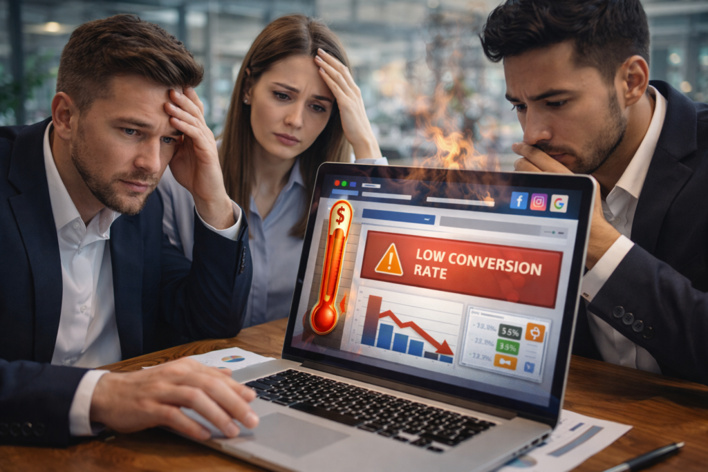 אתר איקומרס שורף תקציב פרסום – 5 סימני אזהרה